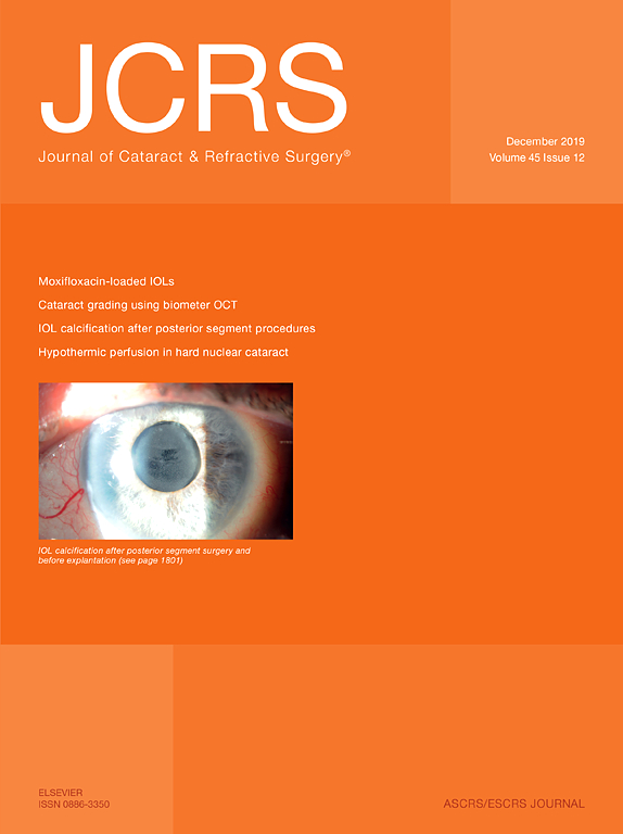 Go to journal home page - Journal of Cataract & Refractive Surgery